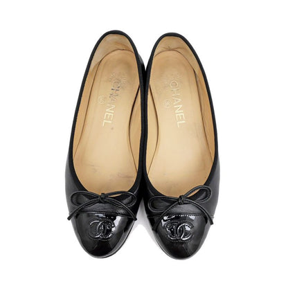 Chanel Valerie Nash Black Ribbon G02819 Size 36C Shoes Women's Women