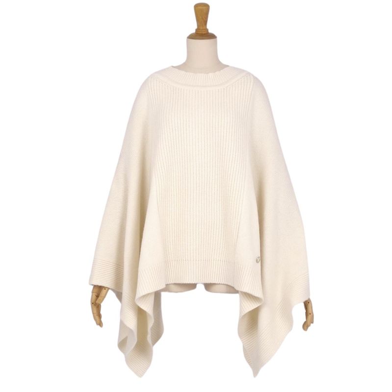 Hermes 23SS Knit Poncho Cape Cashmere Co