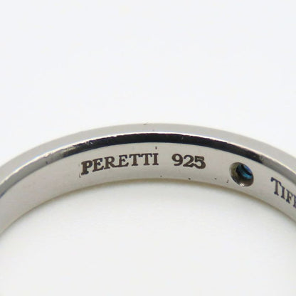 Tiffany & Co Ring - Ring Stacking Band Elsa Peretti 925 Silver Sapphire Approx