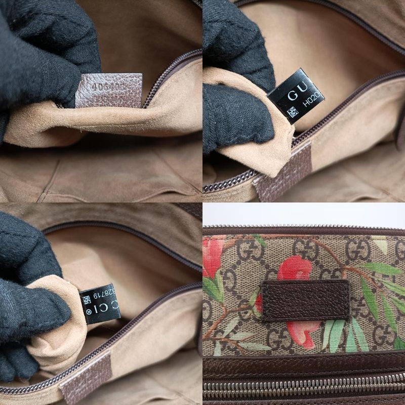 Guccigg Supreme Guccitian Beige And Multicolor PVC Coated Canvas And Leather