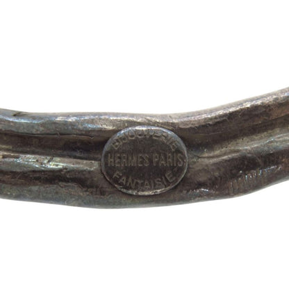 Hermes Vintage Metal Silver Choker 0858 Hermes