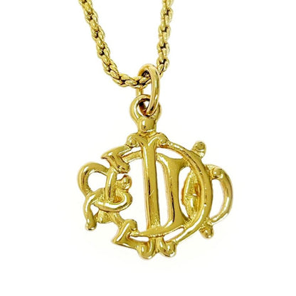 Christian Dior GP Emblem Necklace Women's Gold 465487 Necklace