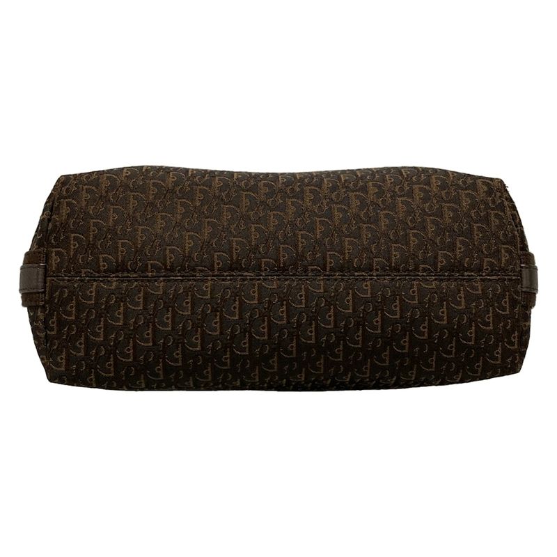 Dior/christian Dior Shoulder Bag Street Chictrotter Dark Brown Leather