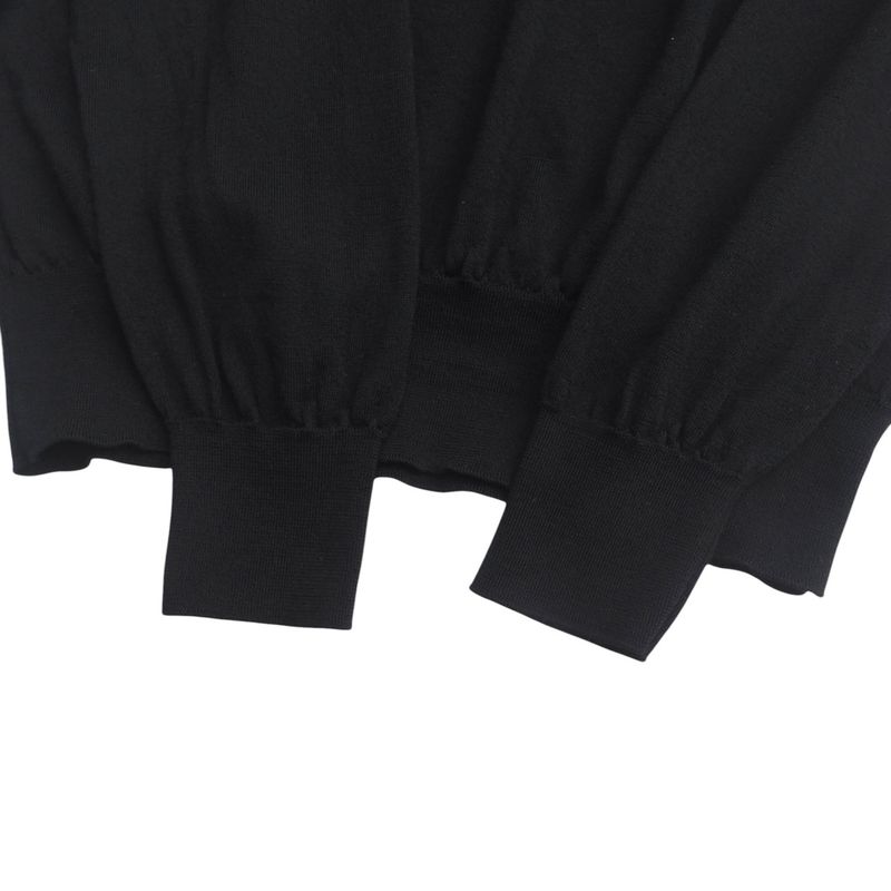 Hermes Sweater Size XL Long Sleeve Knit V-neck Light Hand [recommended] Made In