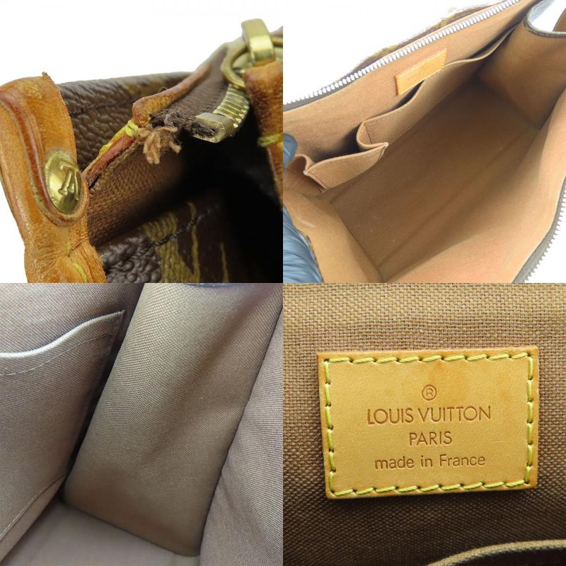 Louis Vuitton Shoulder Bag Popincourt Haut M40007 Monogram Brown Goldhardware