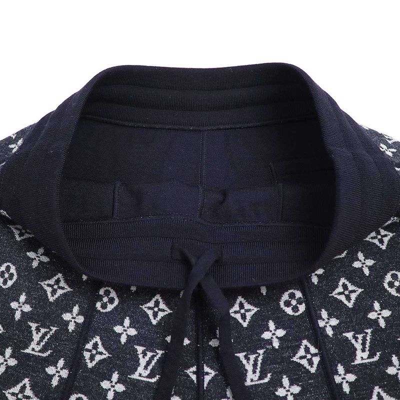 Louis Vuitton 21aw Monogram Reversible Knit Pants Rm212q Zma Hln42w Navy L