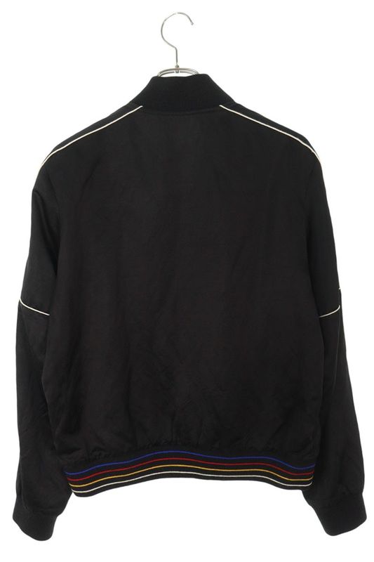 Saint Laurent Paris 668461 Y1c31 YSL Satin Teddy Jacket Blouson Men's 48