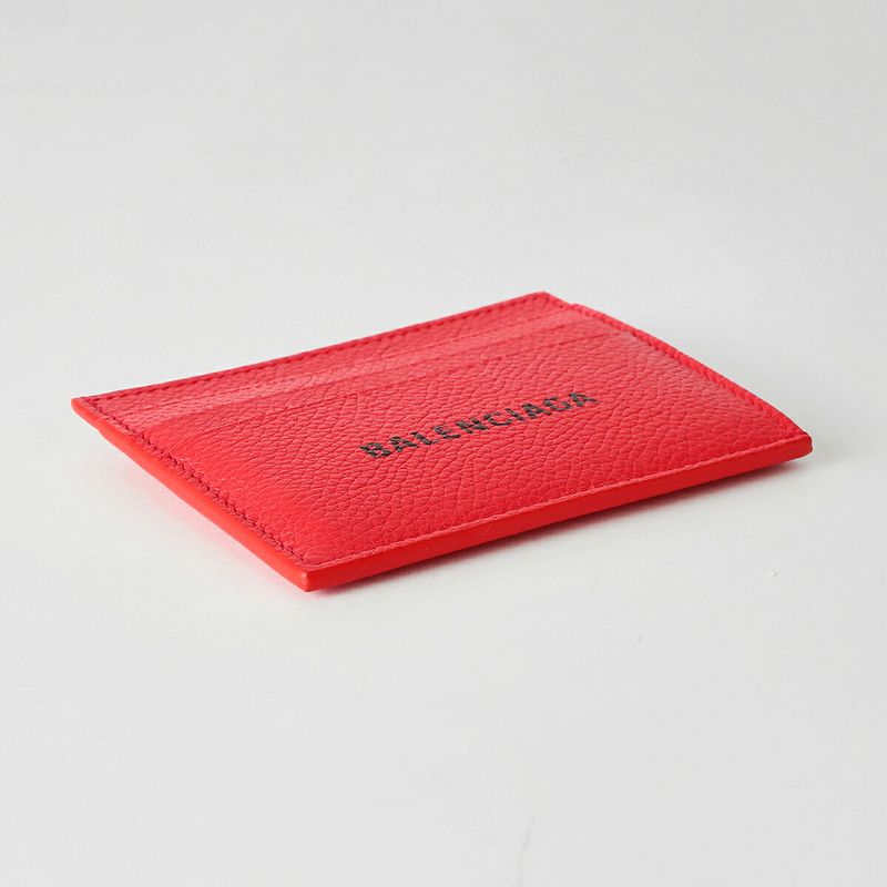 Balenciaga Card Case Cache Red