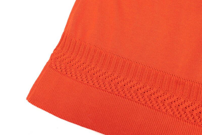Hermes Knit Size 34 Short Sleeve Sweater Silk And Cotton [made In Italy