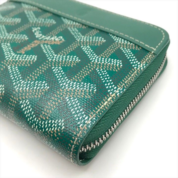 Goyard Matignon PM Mini Wallet Green