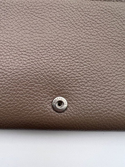 Balenciaga Long Wallet Logo Everyday Leather Beige 30bs131