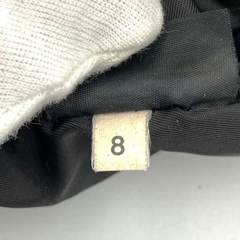 Prada Pouch Clutch Bag Small Bag Gray Wool Triangle Logo Fashion Women Men