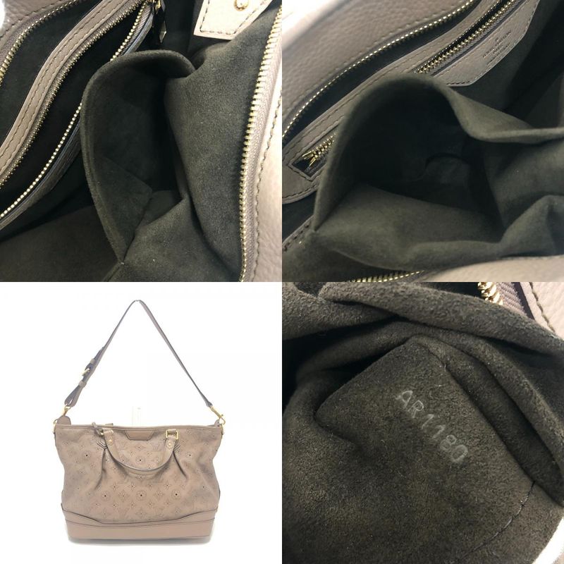 Louis Vuitton Handbag Stella PM M93175 Monogram Mahina Beige