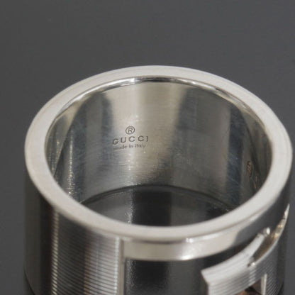 Gucci Wide Logo Ring No 14 Silver 925 E1183