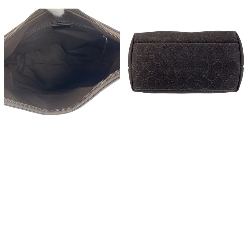 Gucci Brown GG Canvas 105649 Shoulder Bag Women 504724