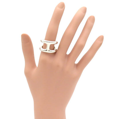 Hermes Ring Ozmoz GM Silver 925 Silver #55(jp15) Accessories Ag925 H Motif #15