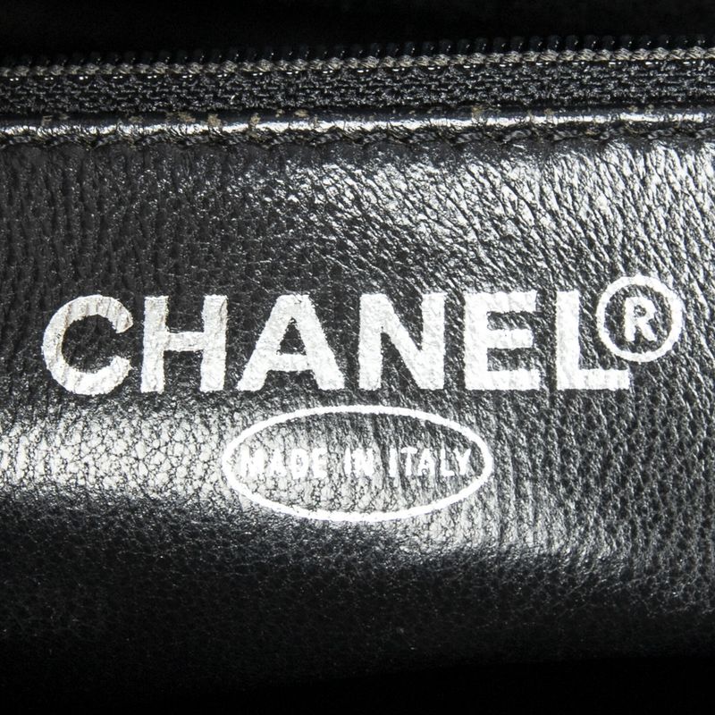 Chanel Timeless Medallion Tote Black Matelasse Caviar Leather A