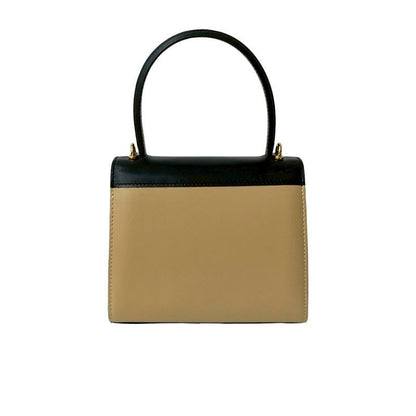 Celine Circle Logo Hardware Calf Leather 2-Way Handbag Shoulder