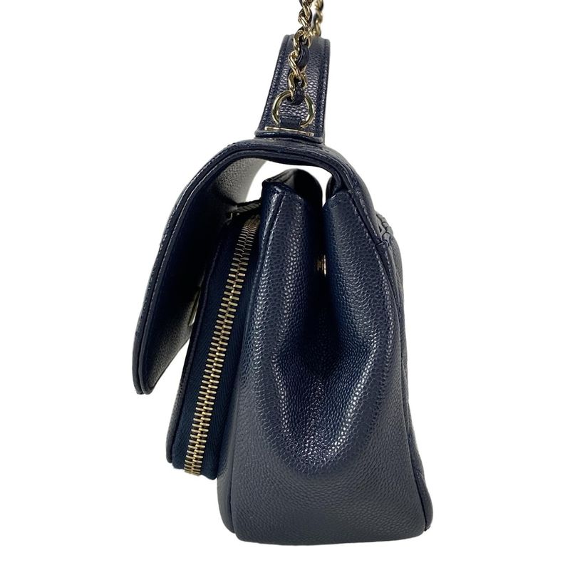 Chanel Shoulder Bag Business Affinity Small/matelasse /small Top Handle Flap