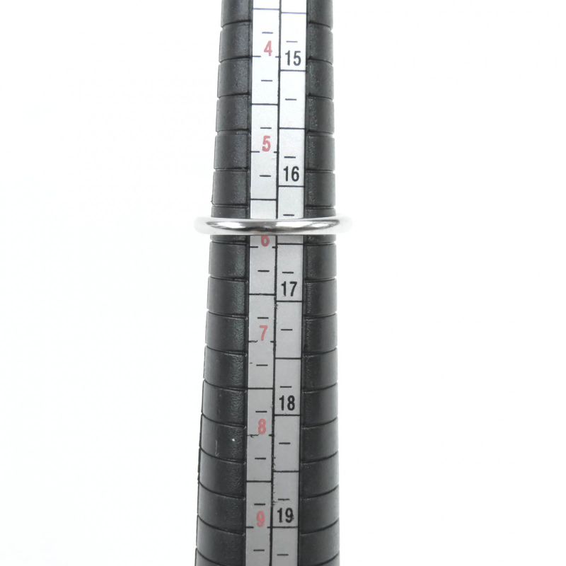 Celine 460ppp6bra Triomphe Asymmetric Ring Silver 52 Size Approx 12 With Box