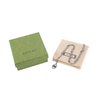 Gucci Necklace Double G Silver