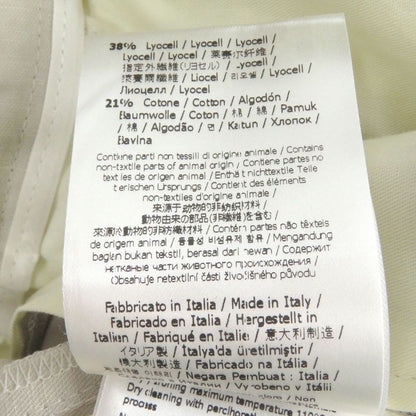 Fendi 2021 Fb0779 Linen Blend Logo Embroidery Embroidered Shorts Kinari 50