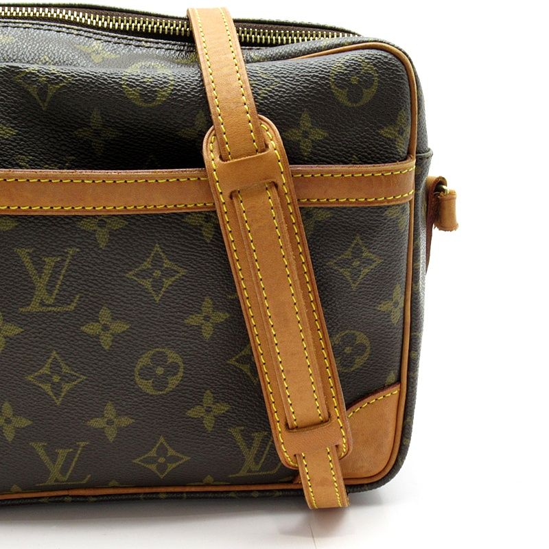 Louis Vuitton Trocadero 30 M51272 Monogram Women's Shoulder Bag Brown Excellent