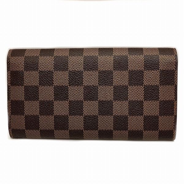 Louis Vuitton Damier Portefeuille Sarah N61734 Long Wallet Bifold Wallet Unisex