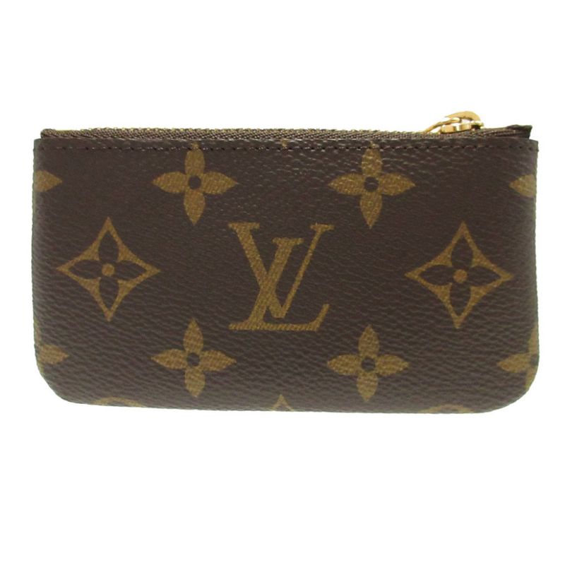 Louis Vuitton Monogram Pochette Cles M62650 2025 Brown Coin Case Wallet 0460