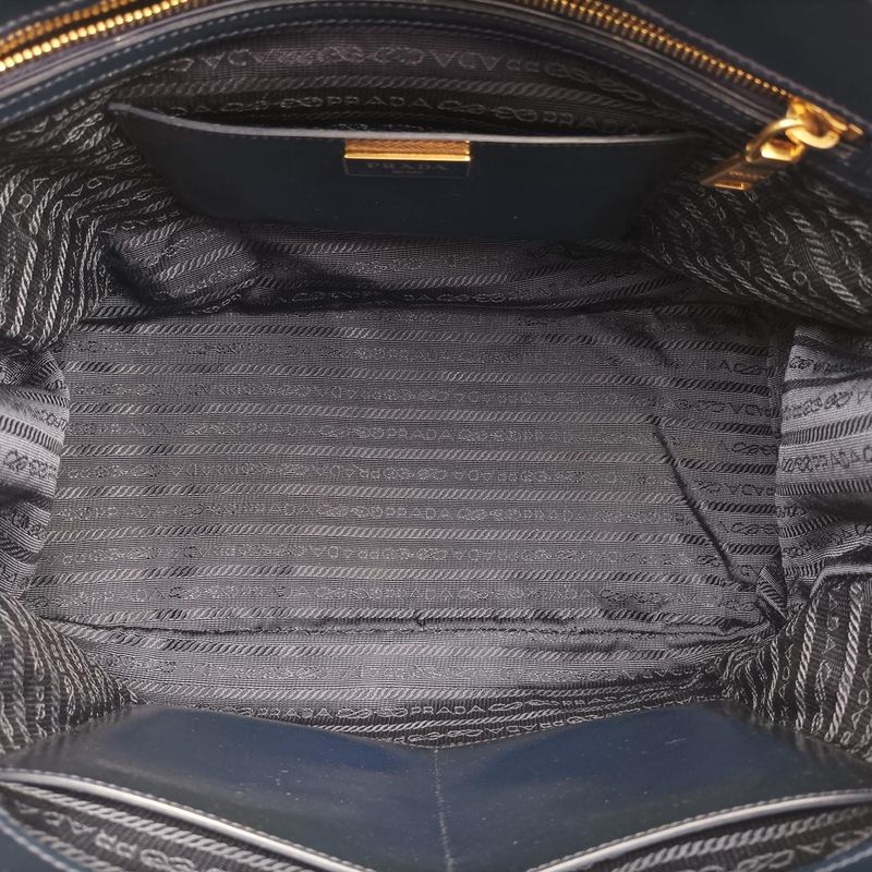 Prada Galleria Navy Saffiano Leather 1ba274117