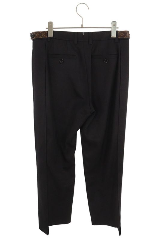 Louis Vuitton Fgp075nfx Slacks Long Pants With Side Monogram Straps Men 38