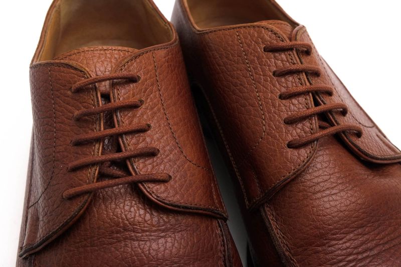 Hermes Shoes Business Shoes Business Men Leather Genuine Leather Brown U-Tip