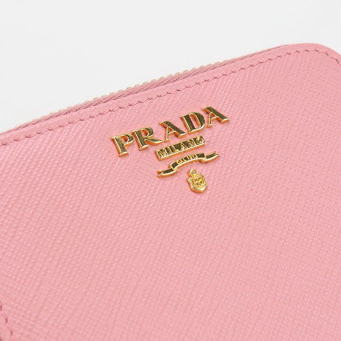 Prada Bifold Wallet Saffiano Leather Women