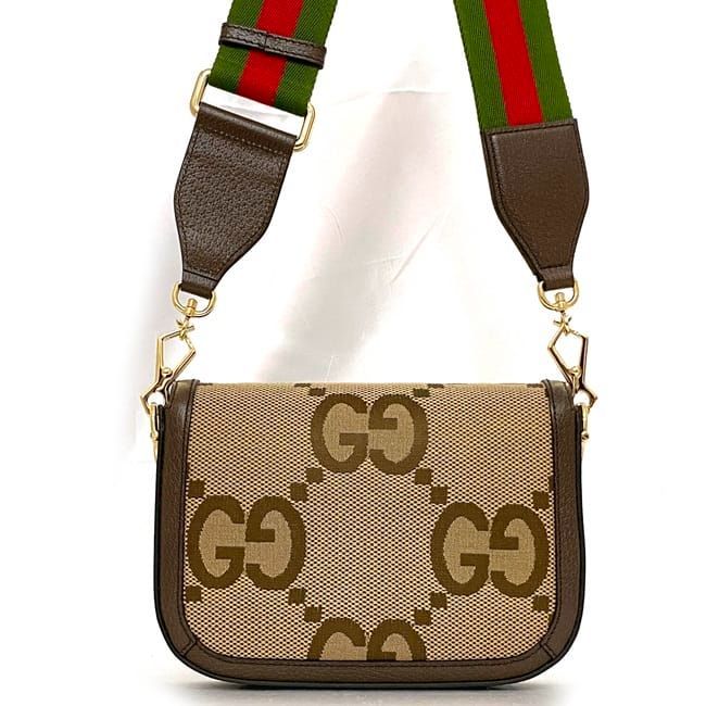 Gucci Shoulder Bag F22018 Brown Beige Horsebit