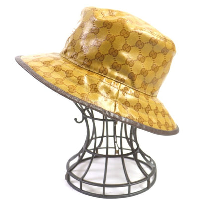 Gucci Adidas 696484 GG Pattern Bucket Hat Brown S 57cm (22.44in) Hat With Box