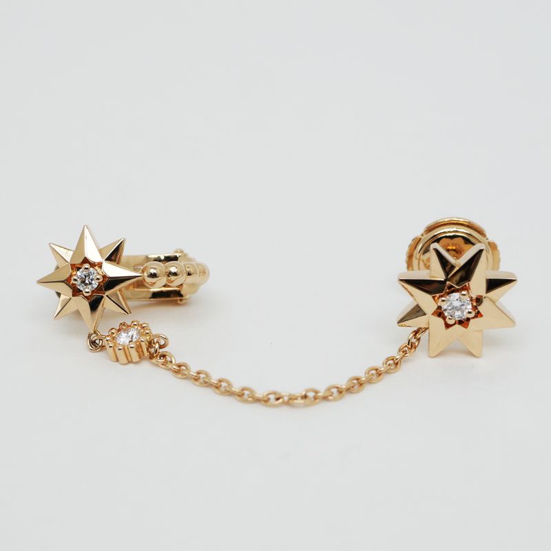 Dior Etoile Des Vins Single Earrings Jrdv95259 18K Pink Gold Diamond