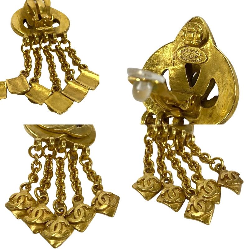 Chanel Chanel Vintage 97 Coco Mark Motif Earrings Ear Cuff