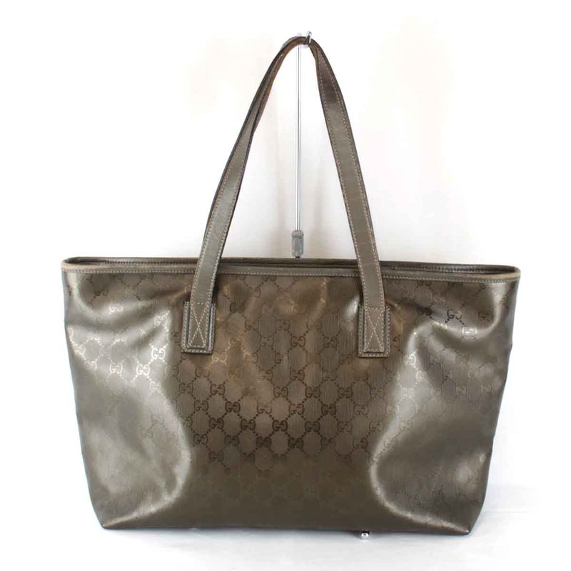 Gucci 211137 212792 Tote Bag GG Imprime Gold