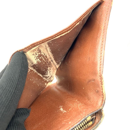 Louis Vuitton Monogram Compact Zip Bifold Short Wallet M61667 Brown