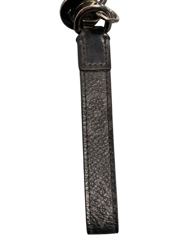 1594 Louis Vuitton M61950 Cx1108 Porte Cles Dragonne Key Holder Black Accessorie