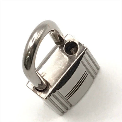 Hermes Cadena Key Padlock Silver Bag Charm