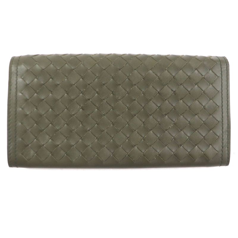 Bottega Veneta Intrecciato Leather Long Wallet With Coin Purse
