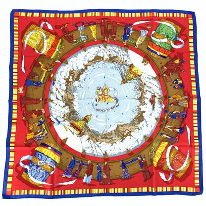 Hermes Carre 90 Prieres AU VENT Prayer In The Wind Scarf