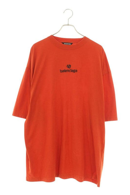 Balenciaga 641614 Tjva9 Sponsored Logo Embroidered Oversized T-shirt Men's XXS