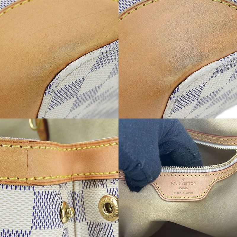 Louis Vuitton Tote Bag Shoulder Hampstead PM N51207 Damier Azure Gold Hardware