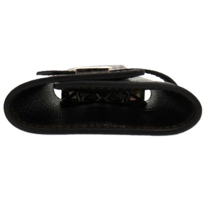 Hermes Bearn 4-strand Vaux Epson Chocolat □K Engraved Silver Hardware Brown Key