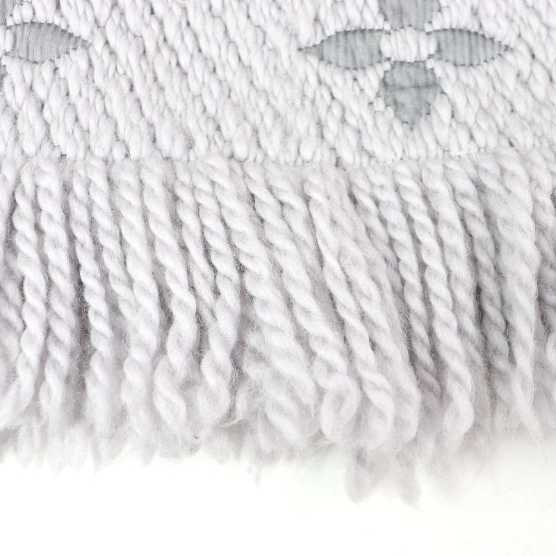 Louis Vuitton M74742 Echarpe Logomania Wool Silk Monogram Fringe