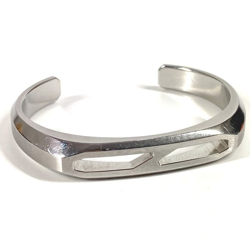 Hermes Bangle Delta Cuff Bangle SS Silver