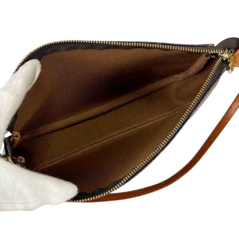 Louis Vuitton Accessoire Pochette Monogram Leather Accessory Pouch Mini Handbag