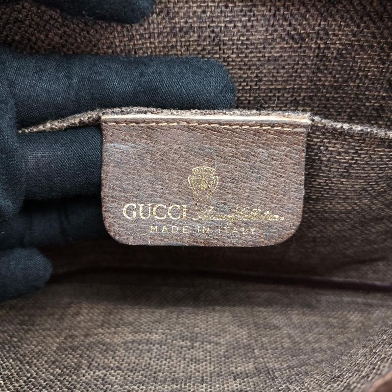 Guccigg Supreme Ophidia Brown PVC Coated Canvas